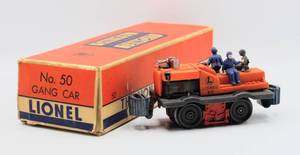 lot 4144 image: Lionel Train No. 50 Gang Car in Original Box