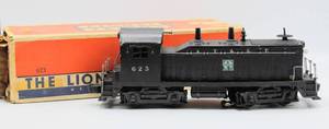 lot 4145 image: Lionel Train No. 623 Santa Fe Switcher in Original Box