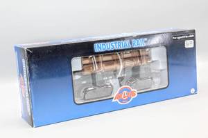 lot 4233 image: ATLAS In Box Industrial Rail Line-ORE Car 1004007-1 Skeleton Log Car Birch Valley - Road #100