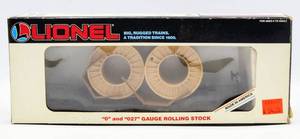 lot 4197 image: Lionel Train No. 6-16324 Pennsylvania Depressed Flatcar with Cable Reels in Original Box