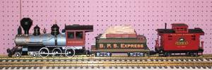 lot 4254 image: Bachmann Bass Pro Express G Scale Locomotive with Tender