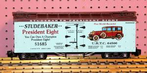 lot 4256 image: LGB 45915 Santa Fe Box Car - G Scale