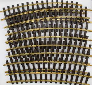 lot 4287 image: 10 Curved Pieces of G Scale Track - They appear to be LGB