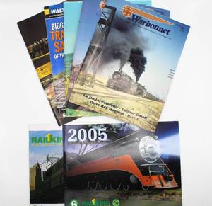 lot 4292 image: Lot of Train MagazinesCatalogues - The Warbonnet, RailKing and Walthers