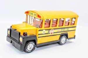 lot 4308 image: Buddy L School Bus Imperial Toys and 1923 Ford Model TT by Signature Models # 32309