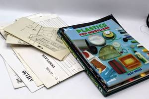 lot 4349 image: Lot of Garden Railway Manuals, Plastics For Modelers, Basic Wiring Maintaining and Repair and Various Model Templates