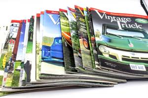 lot 4351 image: Vintage Truck Magazines Lot