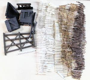 lot 4345 image: Lot of Fencing for Railroad andor Model Layouts