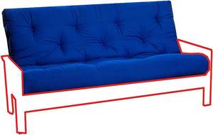 lot 16 image: Royal Sleep Products Futon Mattress 6 x 53 x 74 - Memory Foam Pocket Coil