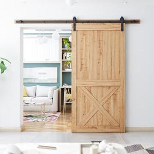 lot 67 image: Smartstandard 8 Heavy Duty Sliding Barn Door Hardware