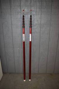 lot 19 image: Zipwall 20 Foot Spring Loaded Poles for Dust Barrier