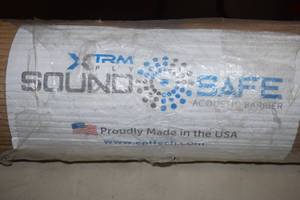 lot 47 image: Xtrm Ply Sound Safe Acoustic Barrier 10 Foot Gray Mass Loaded Vinyl 54