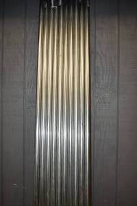 lot 121 image: 10 Sticks Steel Pipe 18 x 1 14 x 8 feet