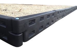 lot 15 image: Plastic SandboxGarden Bed 4 x 8 - Brown