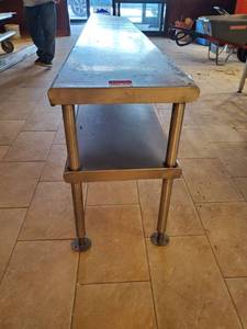 lot 4582 image: Stainless Shelving