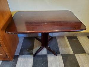 lot 4631 image: 46in x 29in Wood Table