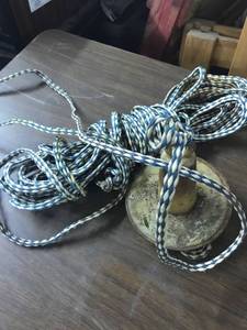 lot 9570 image: boat Anchor with rope