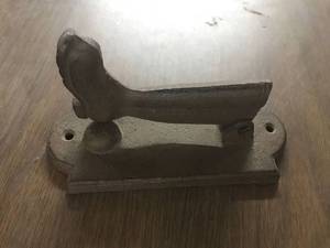 lot 9591 image: cast iron door knocker