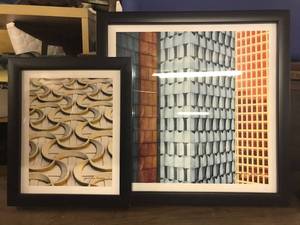 lot 9615 image: modern art framed