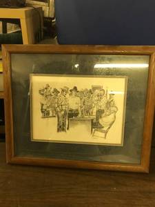 lot 9618 image: City Court wall art