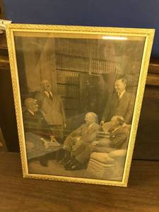 lot 9624 image: Historical Politics Framed Picture