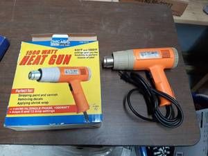 lot 1950 image: Chicago Electric Power Tools 1500 Watt Heat Gun 630°1000°