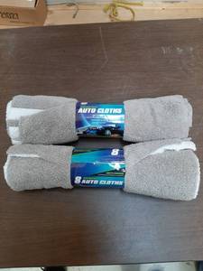lot 1958 image: (2) 8 Pk Microfiber Auto Detail Cloths 14