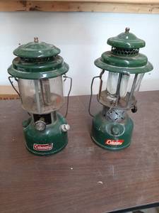 lot 1962 image: 2 Coleman Lanterns