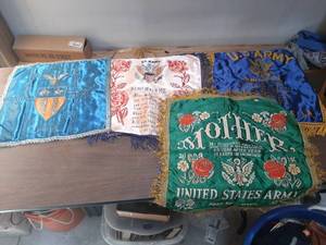 lot 3290 image: 4 Army Pillow Covers