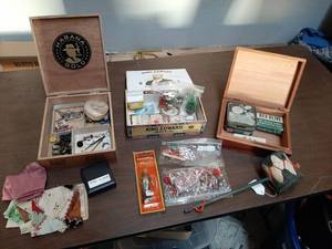 lot 3398 image: Cigar Boxes and Contents