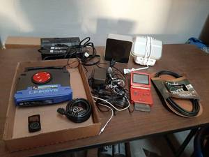 lot 3403 image: Game Boy, Bluetooth Speakers and Router