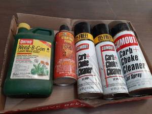 lot 3418 image: Carb Cleaner, Starting Fluid and Weed-B-gon