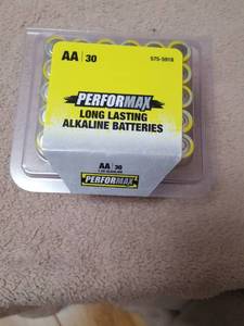 lot 7080 image: 30 pack AAA batteries, Sept. 2029 shelf life