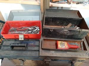 lot 6776 image: 2 Toolboxes with Contents - Plano and Metal