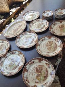 lot 6272 image: plates, plater, saucers