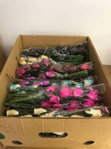 lot 6364 image: approx 42 assorted artificial floral bouquets
