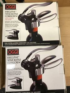lot 6419 image: 2 corkscrews with stand