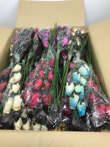 lot 6448 image: many colors assorted fake floral bouquets approx 48