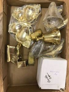 lot 6451 image: 6 brass figurines