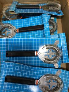 lot 6462 image: approx 10 cocktail strainers