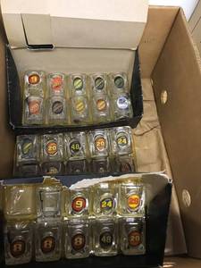 lot 6543 image: approx 28 shot glasses