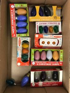 lot 6545 image: holiday bulbs