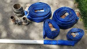 lot 4048 image: 4 3 drainage hoses and couplers
