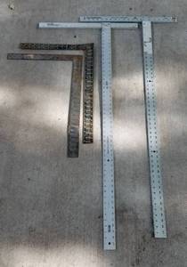 lot 4065 image: 2 Dry-Wall Squares and 2 Carpenters squares