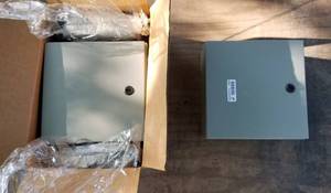 lot 4137 image: 2 unused Wiegmann 12x12 single door enclosures
