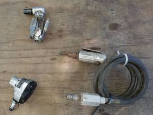 lot 5342 image: Pneumatic Tools- Palm Nailer, Grinder and Air Chisel