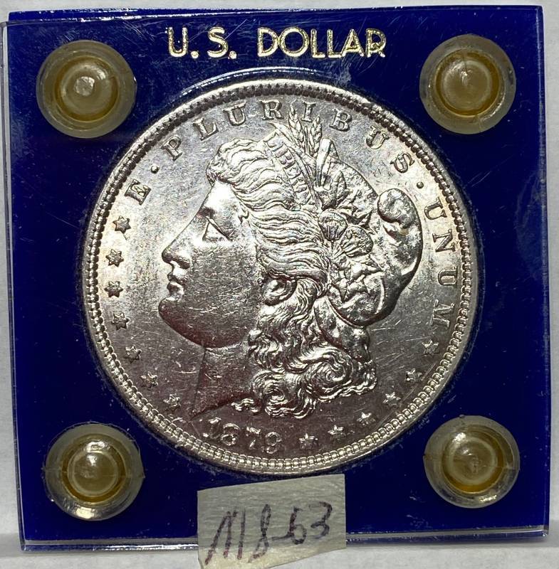 lot 6153 image: 1879 Morgan Silver Dollar