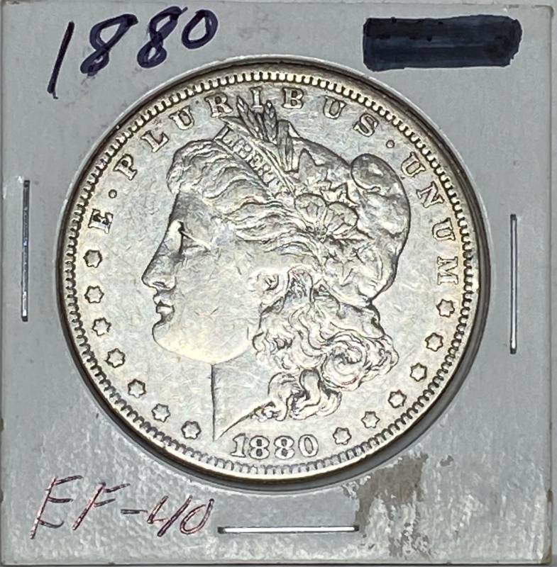 lot 6154 image: 1880 Morgan Silver Dollar