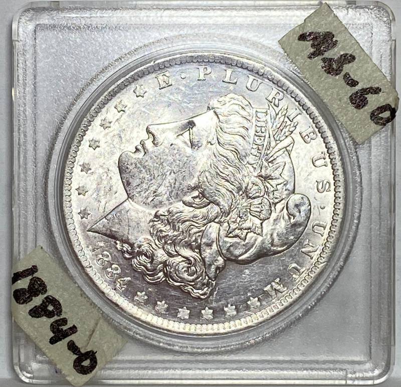 lot 6156 image: 1884-D Morgan Silver Dollar