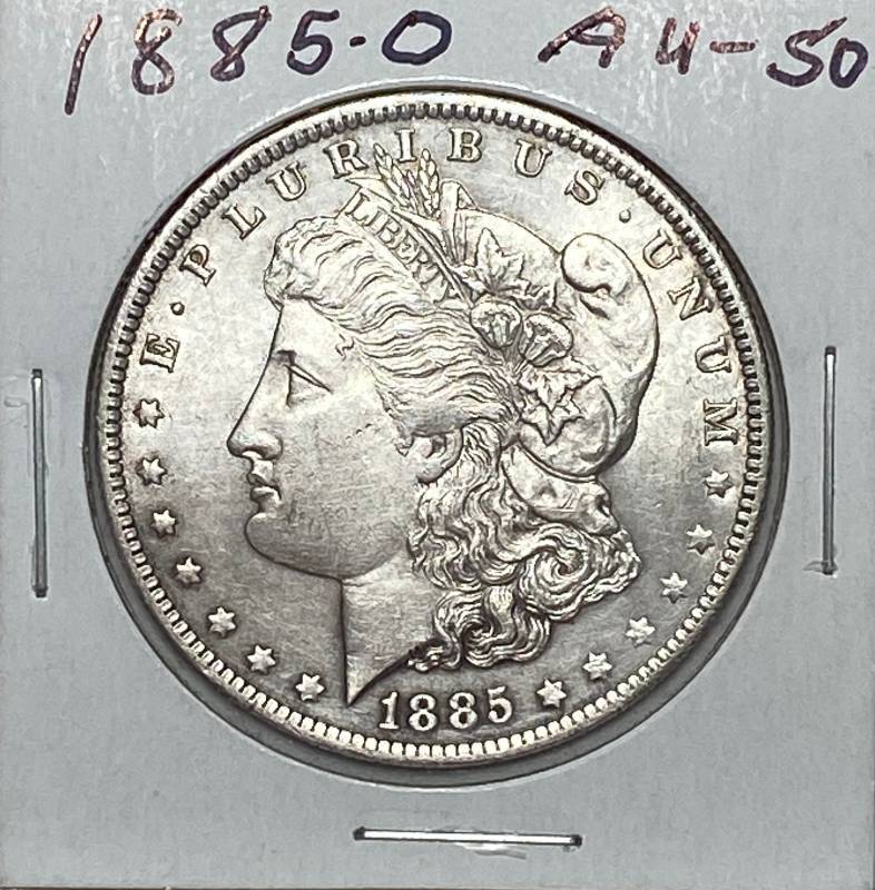 lot 6158 image: 1885-O Morgan Silver Dollar